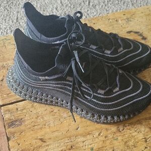 Adidas Black and Gray Sneakers